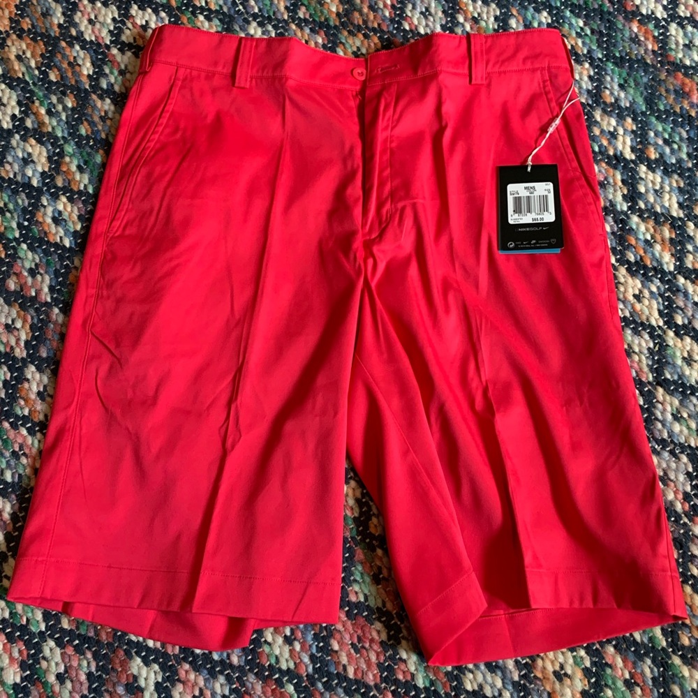 Nike Golf Flat Front Tech Shorts - New - Size 32